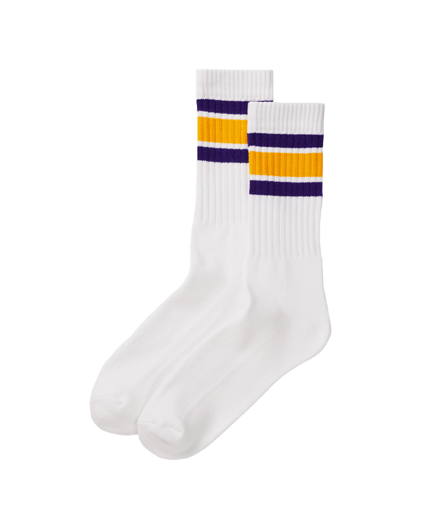 ホワイト/パープル/ゴールド