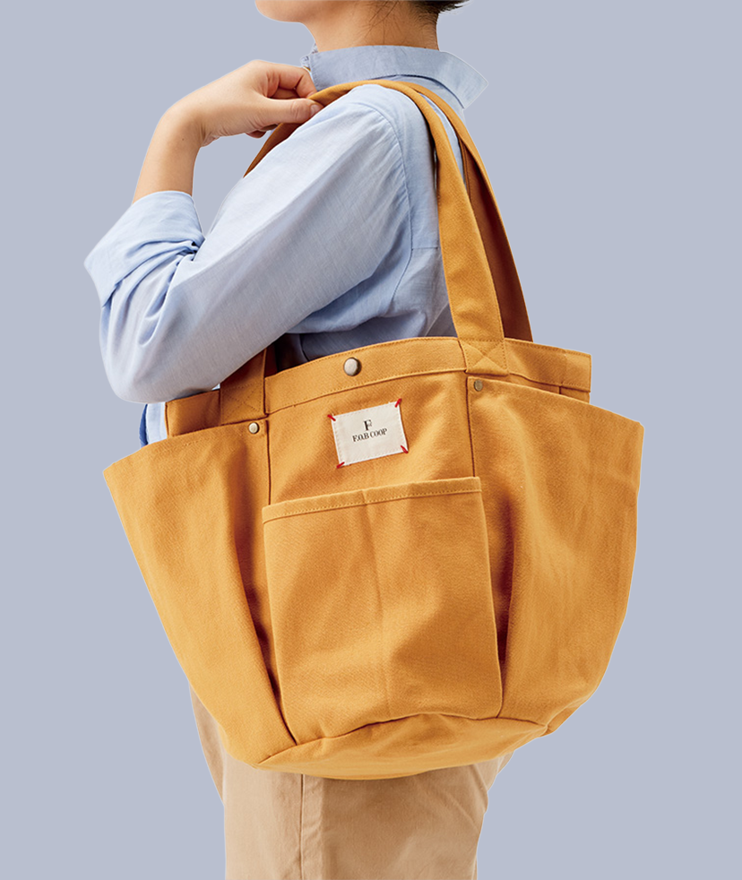 F.O.B COOPオーガニックコットンガーデニングバッグ