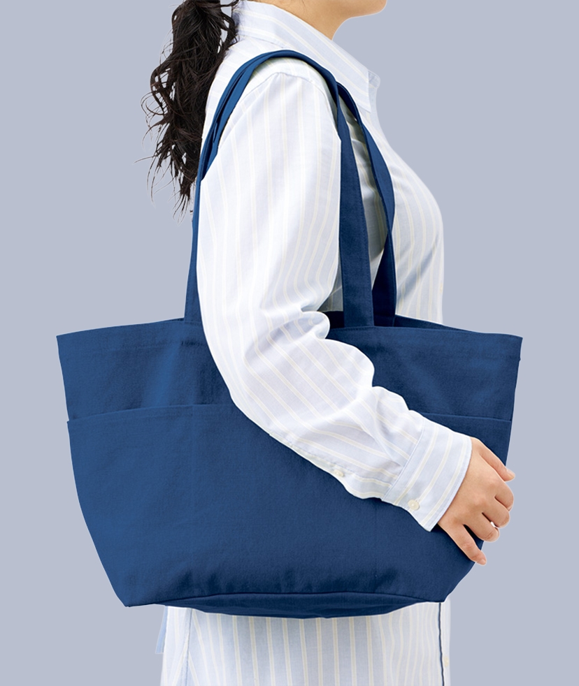 ライトウォッシュキャンバスツールトート（L）